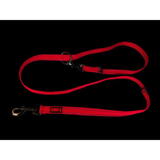 KONG Adjustable leash L Red