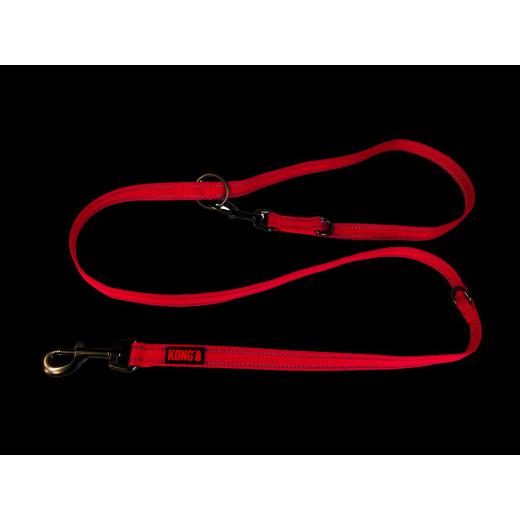 KONG Adjustable leash M Red