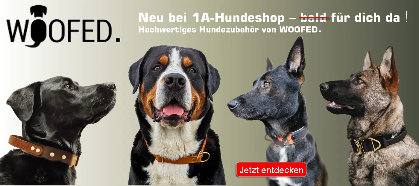 WOOFED – hochwertiges Hundezubehör bald neu bei 1A-Hundeshop