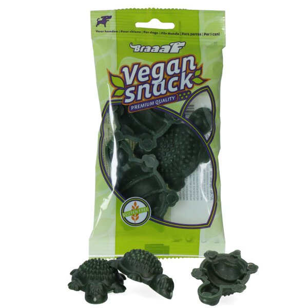 Braaaf VEGAN snack Schildkrote  Grün 3 St