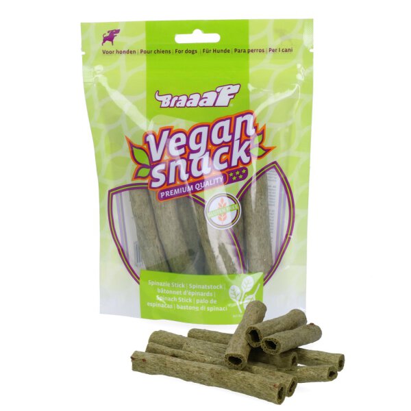 Braaaf VEGAN snack Spinat stick 80 g