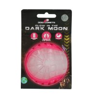 Dog Comets Glow in the Dark Moon Pink M