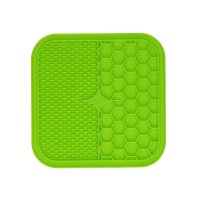 Eat Slow Live Longer Lick Mat Duo M Green