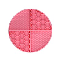 Eat Slow Live Longer Lick Mat Dimensions Circle  Red