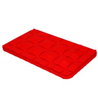 Eat Slow Live Longer Lick Mat Dimensions Flower Red