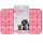 Eat Slow Live Longer Lick Mat Dimensions Flower Pink