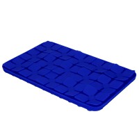 Eat Slow Live Longer Lick Mat Dimensions Flower Blue