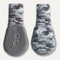 Gooeez  Regular Printed Dog Boots 2pack S CamoGrey