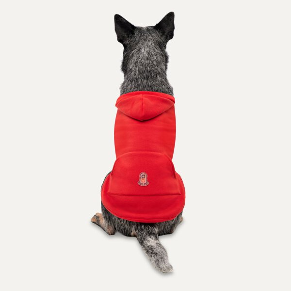 Gooeez  Kangaroo Fleece Hoodie S RedBlack