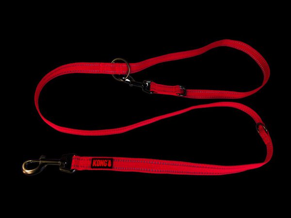 KONG Adjustable leash  L Red