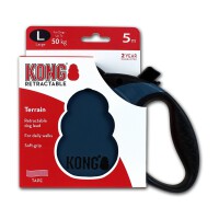 KONG Retractable Leash Terrain Blue L 5m50kg