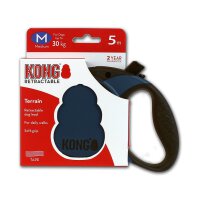 KONG Retractable Leash Terrain Blue M 5m30kg