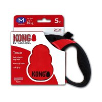 KONG Retractable Leash Terrain Red M 5m30kg