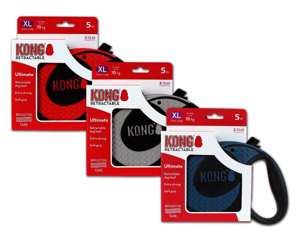 KONG Retractable Leash Ultimate Blue XL 5m70kg