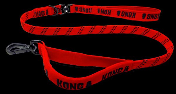 KONG Zeroshock leash  One Size Red