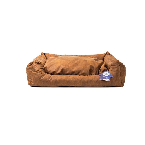 Let039s Sleep Sweet Dreams Hundekorb Mit Kissen L Cognac