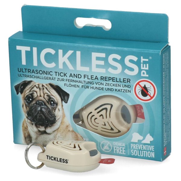 Tickless Pet Beige bis 12 Monate schutz