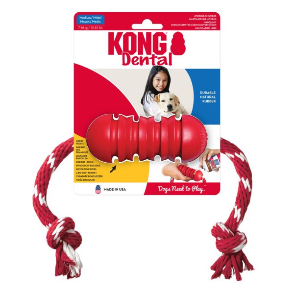 KONG Dental wRope Md EU