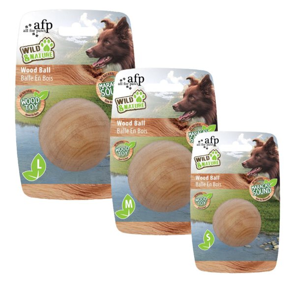 AFP Wild and Nature   Maracas Wood Ball M