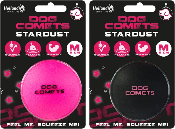 Dog Comets Ball Stardust Roze S