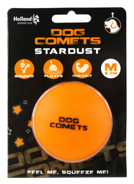 Dog Comets Ball Stardust Orange M