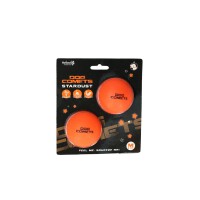 Dog Comets Ball Stardust Orange M 2pack