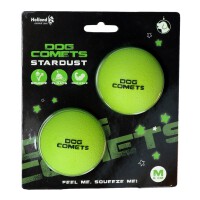 Dog Comets Ball Stardust Grü M 2pack