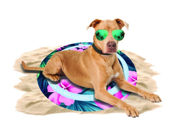 CoolPets Tropical Premium Cooling Mat Flower