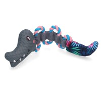 CoolPets Pull me Crocky rope Flamingo