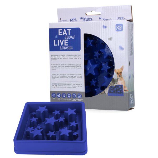 Eat Slow Live Longer Star Blue XS