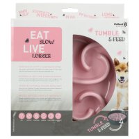 Eat Slow Live Longer Tumble Feeder Pink