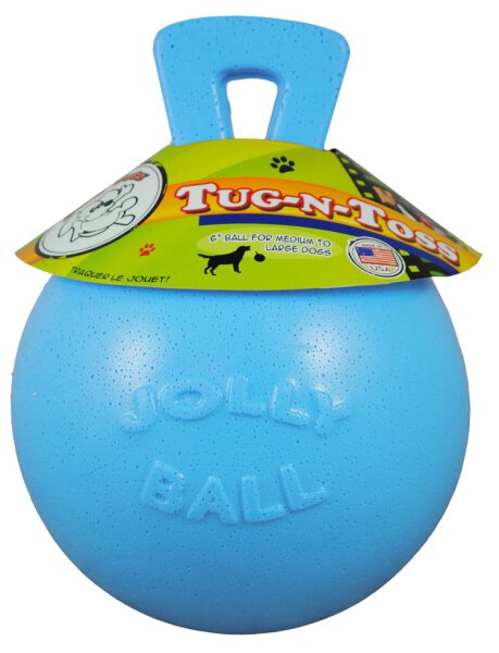 Jolly TugnToss 10 cm Baby Blau Heidelbeerenduft