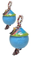 Jolly Ball RompnRoll 10 cm Hellblau Heidelbeerenduft