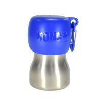 KONG H2O 255 ml Edelstahl Wasserflasche blau