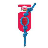 KONG Jaxx Brights Ball wRope Assorted Md