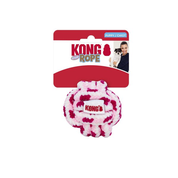 KONG Rope Ball Puppy Assorted Lg