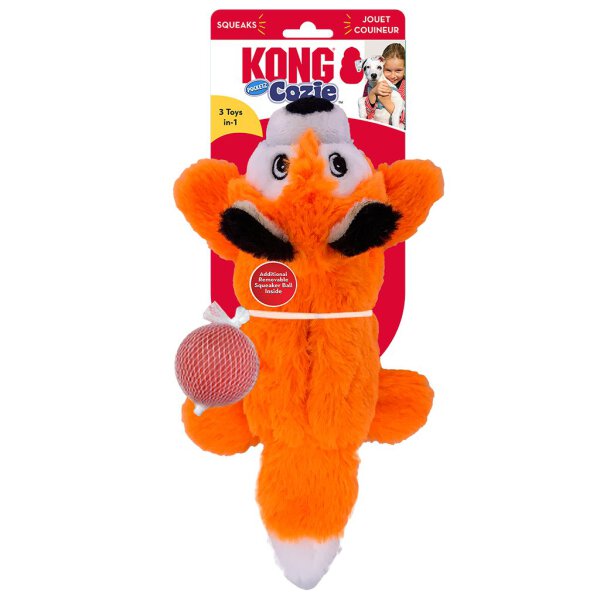 KONG Cozie Pocketz Fox Md