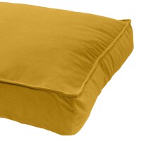 Madison Velours Lounge Cushion Gelb L