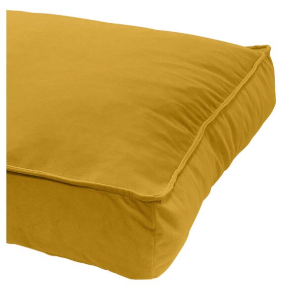 Madison Velours Lounge Cushion Gelb S