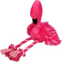 Flamingo mit Beine aus TauSeilen L