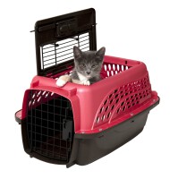 Petmate 2 Door Top Load Kennel XS Pink