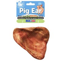 Pet Qwerks  Bacon Pig Ear  Large