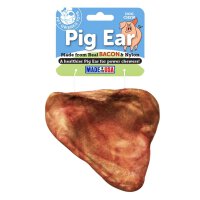 Pet Qwerks  Bacon Pig Ear  Medium