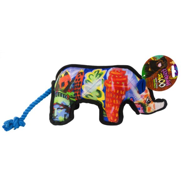 Urban Zoo Super Tough Rope Rhino Jumbo