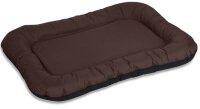 Knuffelwuff Wasserfestes In und Outdoor Hundebett Lucky aus Nylongewebe XXL 118 x 85cm Braun