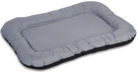 Knuffelwuff Wasserfestes In und Outdoor Hundebett Lucky aus Nylongewebe XL 90 x 75cm Grau