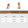 Knuffelwuff Wasserfestes In und Outdoor Hundebett Lucky Color Edition aus Nylongewebe XXL 120 x 85cm Orange