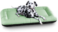 Knuffelwuff Wasserfestes In und Outdoor Hundebett Lucky Color Edition aus Nylongewebe XL 100 x 73cm Grün