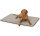 Knuffelwuff Kunstleder Hundematte Cheyenne XXL 120 x 80cm Taupe