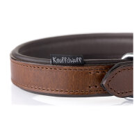 Knuffelwuff weiches Echtleder Hundehalsband Ticino